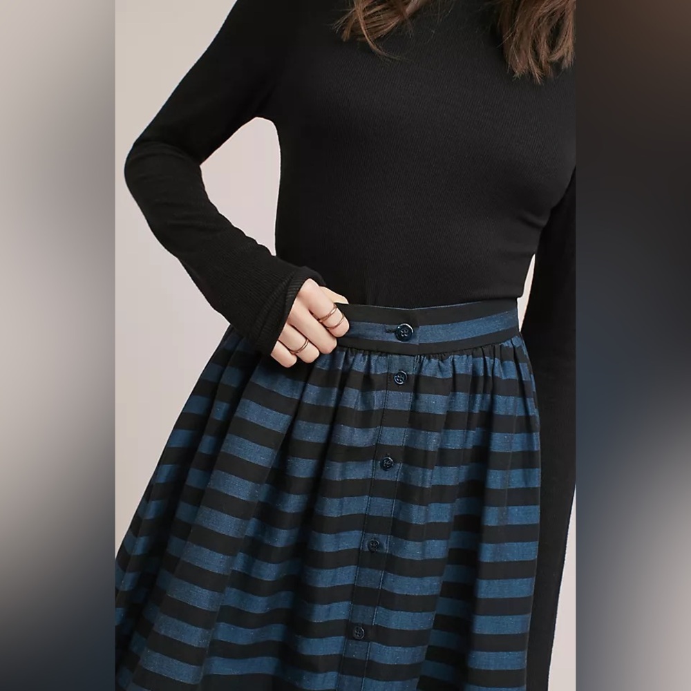 MARA HOFFMAN Long Linen Skirt - Picture 2 of 9
